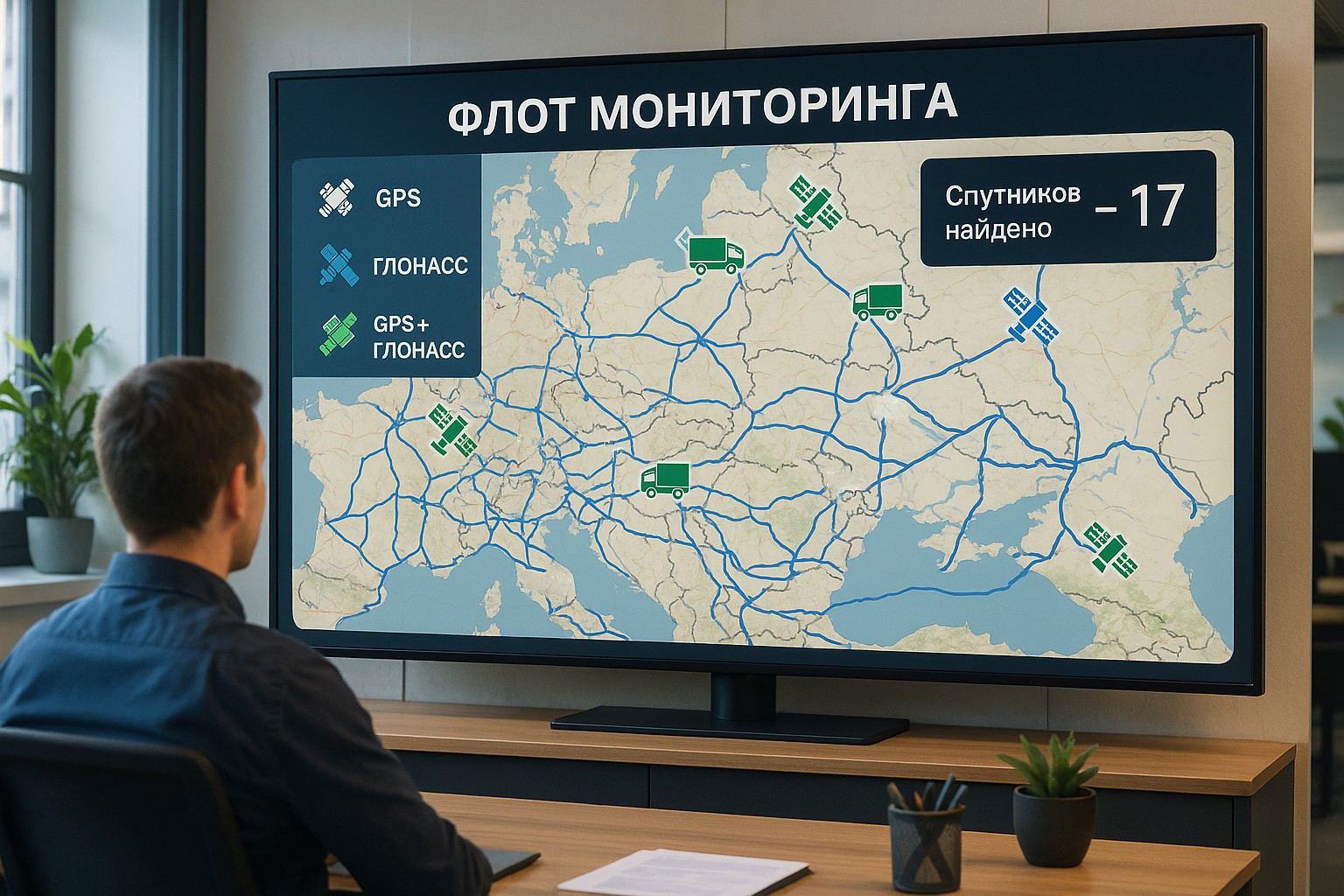 Сколько спутников у Глонасс и GPS
