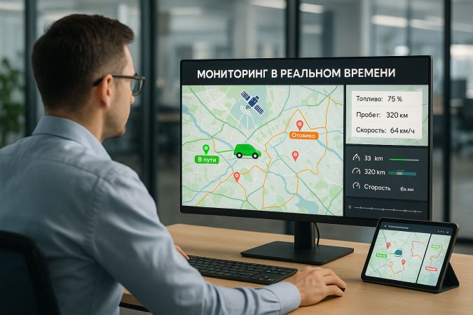 Система спутникового мониторинга транспорта